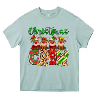 Arona christmas crew  deer Heavy Core Tee - MaliasSmallBusiness