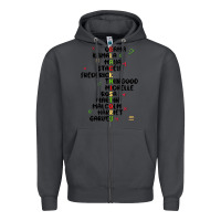 Smoke black history Zipper Hoodie - MaliasSmallBusiness