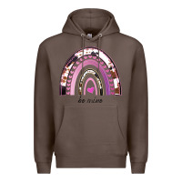 Coffee Valentines Day Rainbow, Valentines Day Rainbow Cowhide, Premium Hoodie - Bettercallsaul