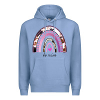 Colony Blue Valentines Day Rainbow, Valentines Day Rainbow Cowhide, Premium Hoodie - Bettercallsaul