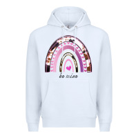 White Valentines Day Rainbow, Valentines Day Rainbow Cowhide, Premium Hoodie - Bettercallsaul