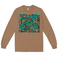 Toasted Coconut gemstone turquoises aztec leopard cowhide Long Sleeve Tee - Artiststas