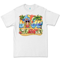 White love summer gnomes  Background Premium Tee - BarkalooDesign