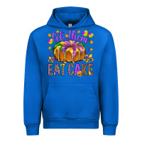 Cobalt Let them eat cake Urban Hoodie - HowdyJamesFarm