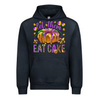 Navy Let them eat cake Urban Hoodie - HowdyJamesFarm