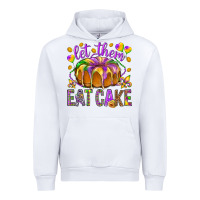White Let them eat cake Urban Hoodie - HowdyJamesFarm
