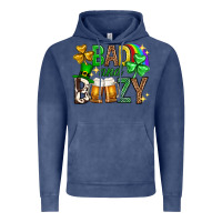 Vintage Denim Bad and boozy st. patricks day Vintage Hoodie - Neo Western