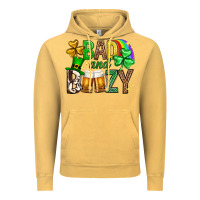 Vintage Mustard Bad and boozy st. patricks day Vintage Hoodie - Neo Western