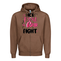 Chestnut her fight is our fight Zipper Hoodie - MaliasSmallBusiness