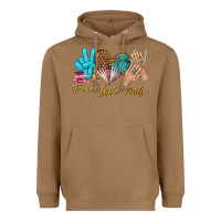 Toasted Coconut peace love nails bbs Heavyweight Hoodie - BundleAndBundleShop