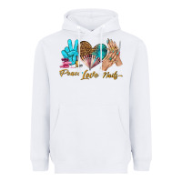 White peace love nails bbs Heavyweight Hoodie - BundleAndBundleShop