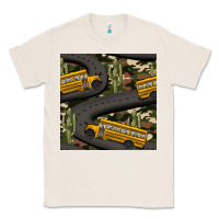 Natural cactus camouflage school bus seamless pattern Classic Tee - BundleAndBundleShop