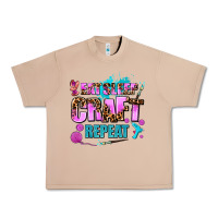 Burro eat sleep craft repeat Urban Heavy Tee - AdoDesignShop