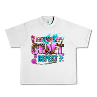 Lunar Rock eat sleep craft repeat Urban Heavy Tee - AdoDesignShop