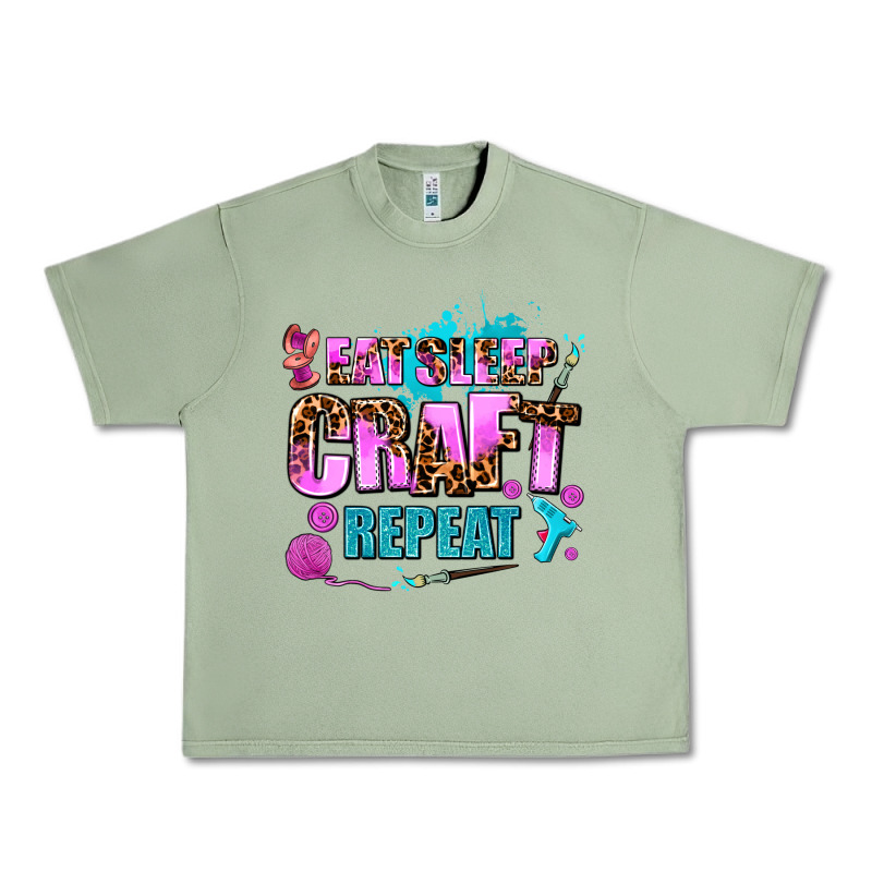 Eat Sleep Craft Repeat Urban Heavy Tee by AdoDesignShop | Teevron