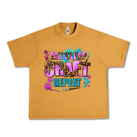 Peanut Butter eat sleep craft repeat Urban Heavy Tee - AdoDesignShop