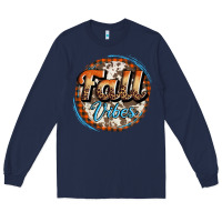 Navy fall vibes Long Sleeve Tee - AdoDesignShop