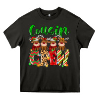 Asphalt cousin crew christmas deer Heavy Core Tee - MaliasSmallBusiness