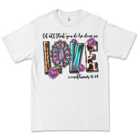 White western let all that you do be done in love with g Premium Tee - texasbilliewilder