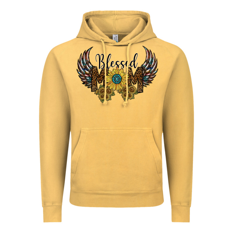 Blessed Mom Vintage Hoodie by SublimationCraftShop | Teevron