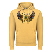 Vintage Mustard blessed mom Vintage Hoodie - SublimationCraftShop