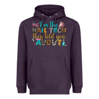 Plum i'm the nail tech they told you about bbs Heavyweight Hoodie - BundleAndBundleShop