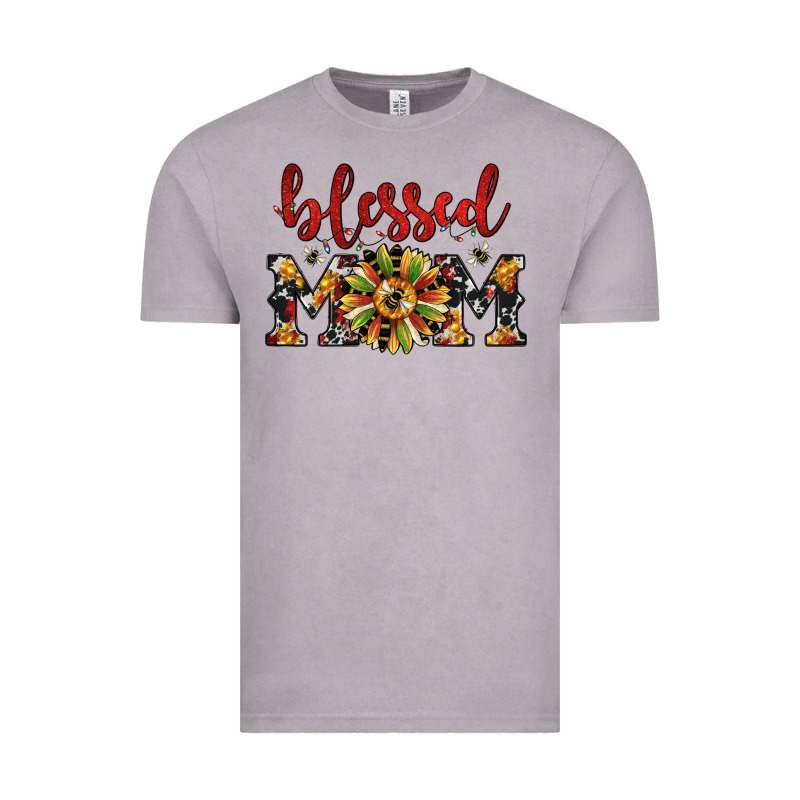 Christmas Blessed Mom Vintage Tee by JahusDesignShop | Teevron