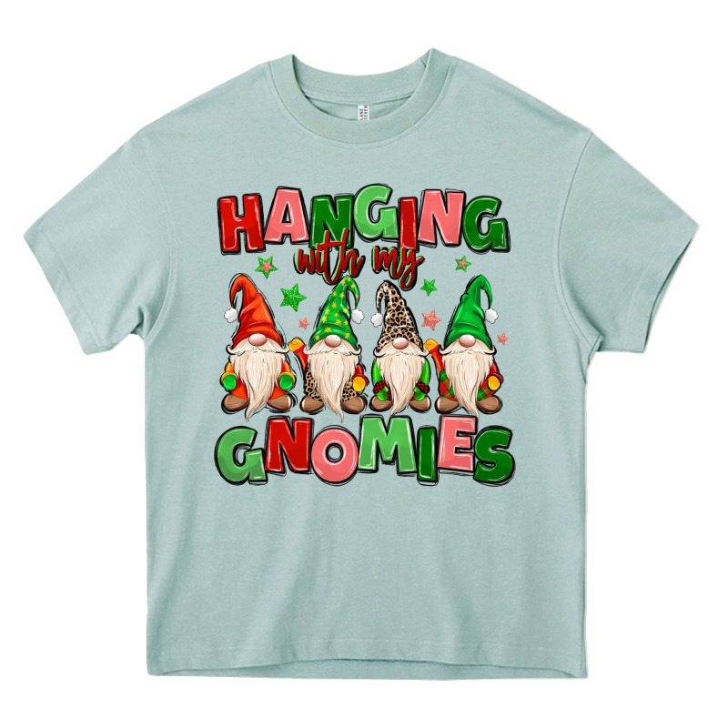 Hanging With My Gnomies Heavy Core Tee by MaliasSmallBusiness | Teevron