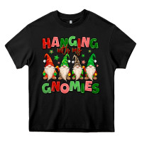 Black hanging with my gnomies Heavy Core Tee - MaliasSmallBusiness