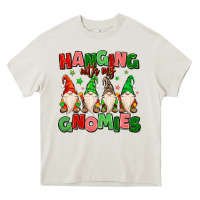 Cream hanging with my gnomies Heavy Core Tee - MaliasSmallBusiness