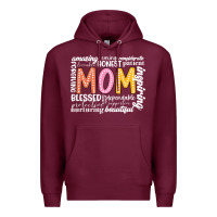Burgundy mom Premium Hoodie - JahusDesignShop