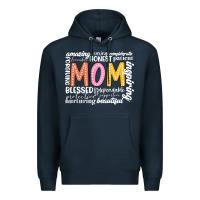 Navy mom Premium Hoodie - JahusDesignShop