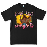 Black western long live cowgirls Premium Tee - texasbilliewilder