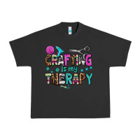 Pigment Black crafting is my therapy Urban Heavy Tee - AdoDesignShop