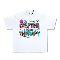 White crafting is my therapy Urban Heavy Tee - AdoDesignShop