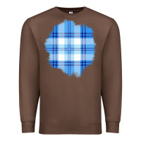 Chestnut Winter Tartan Patch Premium Sweatshirt - BundleAndBundleShop