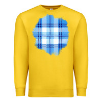 Lemon Winter Tartan Patch Premium Sweatshirt - BundleAndBundleShop