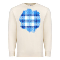 Sandshell Winter Tartan Patch Premium Sweatshirt - BundleAndBundleShop