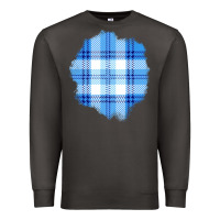 Smoke Winter Tartan Patch Premium Sweatshirt - BundleAndBundleShop