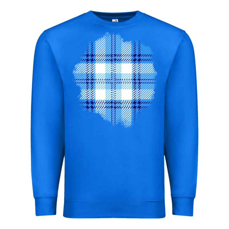 Winter Tartan Patch Premium Sweatshirt by BundleAndBundleShop | Teevron