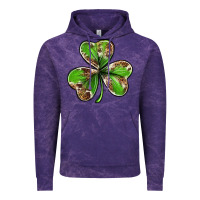 Cloud Purple Cowhide leopard shamrock 4th of july Vintage Hoodie - Neo Western