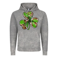 Cloud Rock Cowhide leopard shamrock 4th of july Vintage Hoodie - Neo Western