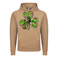 Vintage Coffee Cowhide leopard shamrock 4th of july Vintage Hoodie - Neo Western