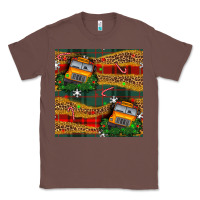 Chestnut christmas school bus seamless pattern Classic Tee - BundleAndBundleShop