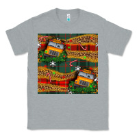 Heather Grey christmas school bus seamless pattern Classic Tee - BundleAndBundleShop