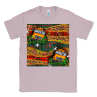 Lilac christmas school bus seamless pattern Classic Tee - BundleAndBundleShop