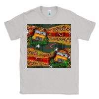 Moon Dust christmas school bus seamless pattern Classic Tee - BundleAndBundleShop