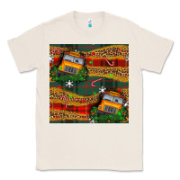 Natural christmas school bus seamless pattern Classic Tee - BundleAndBundleShop