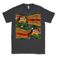 Smoke christmas school bus seamless pattern Classic Tee - BundleAndBundleShop