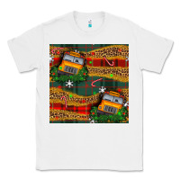 White christmas school bus seamless pattern Classic Tee - BundleAndBundleShop